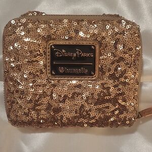 Disney Parks Gold Sequin Wallet